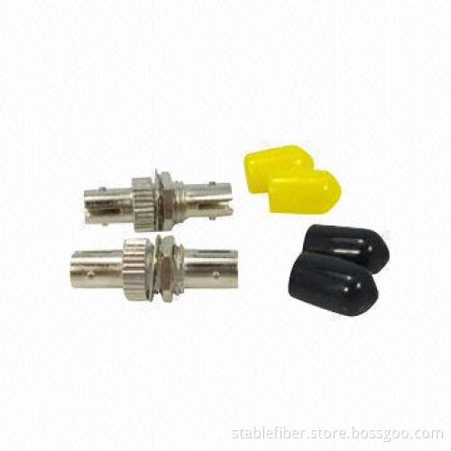 Fiber-optical Adapter, Used in Telecommunications, LAN and WAN, Body made of Metal or Plastic